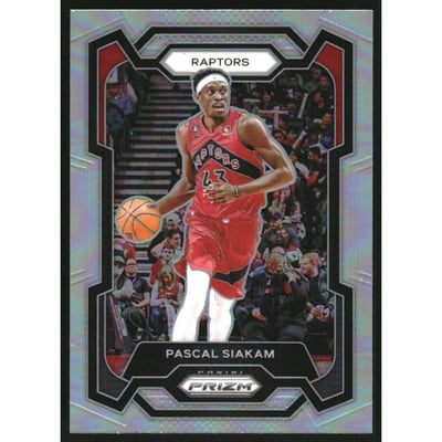 2023-24 Panini Prizm Prizms Silver #30 Pascal Siakam