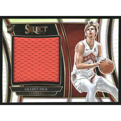 2023-24 Select Jumbo Rookie Swatches #23 Gradey Dick