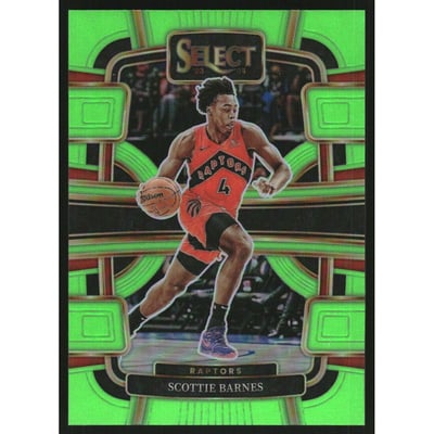 2023-24 Select Prizms Neon Green #54 Scottie Barnes