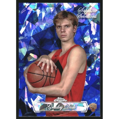 2023-24 Topps Chrome Sapphire Sapphire Selections #SS7 Gradey Dick