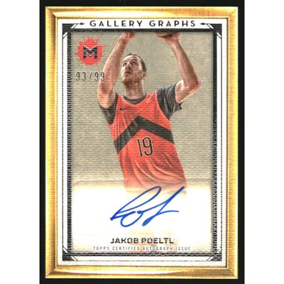 2023-24 Topps Motif Gallery Graphs #GGJP Jakob Poeltl