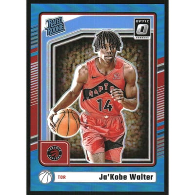 2024-25 Donruss Optic Aqua #283 Ja'Kobe Walter RR