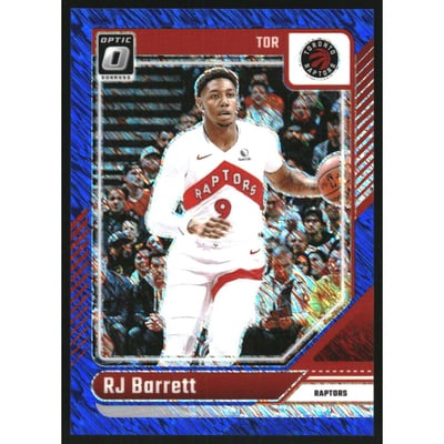 2024-25 Donruss Optic Blue Shimmer #159 RJ Barrett