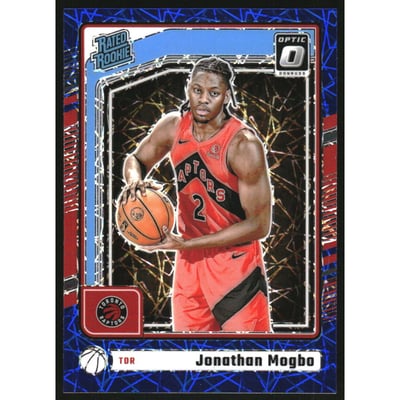 2024-25 Donruss Optic Blue Velocity #297 Jonathan Mogbo RR