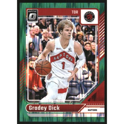 2024-25 Donruss Optic Green Shock #184 Gradey Dick