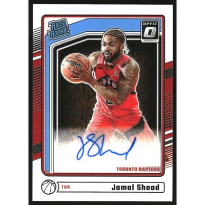 2024-25 Donruss Optic #344 Jamal Shead RR AU