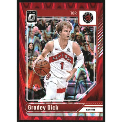 2024-25 Donruss Optic Red Seismic #184 Gradey Dick