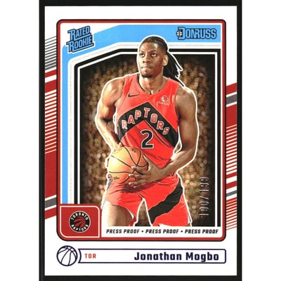 2024-25 Donruss Press Proof Purple #209 Jonathan Mogbo RR