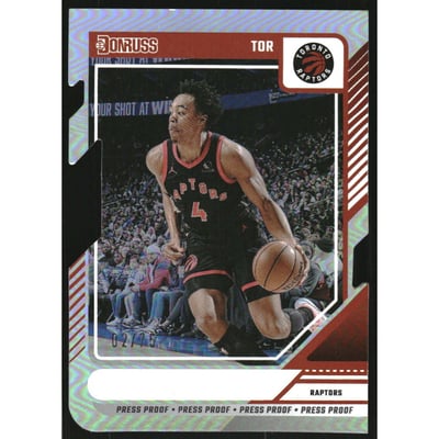 2024-25 Donruss Press Proof Silver Die-Cut #153 Scottie Barnes