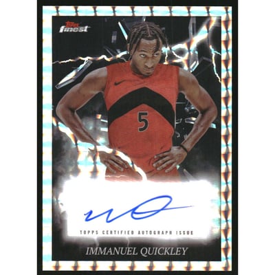 2024-25 Finest Electrifying Signatures Geometric Refractors #ESIQ Immanuel Quickley