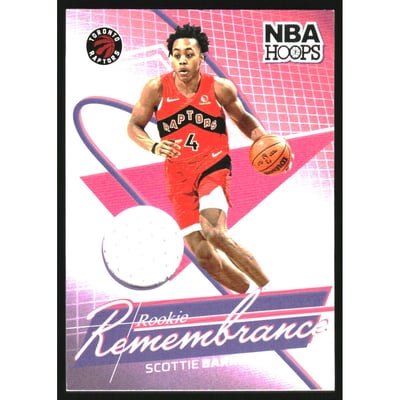 2024-25 Hoops Rookie Remembrance Memorabilia #12 Scottie Barnes