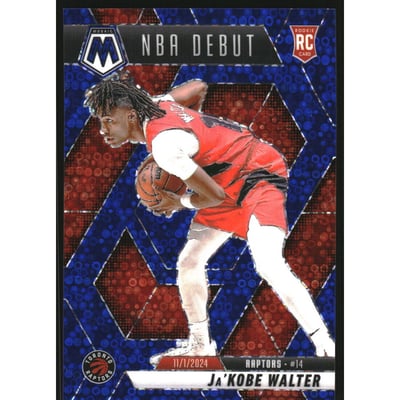 2024-25 Panini Mosaic Mosaic Fast Break Blue #253 Ja'Kobe Walter/NBA Debut