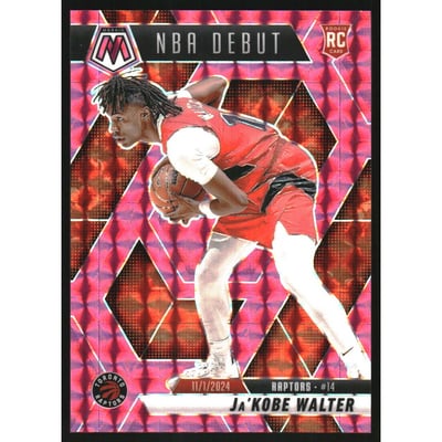 2024-25 Panini Mosaic Mosaic Pink #253 Ja'Kobe Walter/NBA Debut