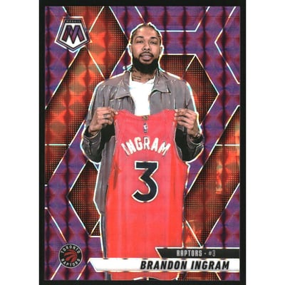 2024-25 Panini Mosaic Mosaic Purple #121 Brandon Ingram
