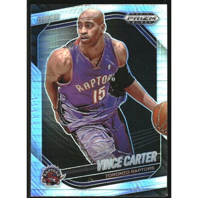 2024-25 Panini Prizm Black Prizms Hyper #278 Vince Carter LGD