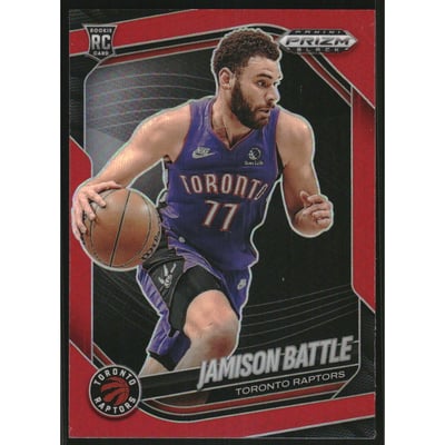 2024-25 Panini Prizm Black Prizms Red #237 Jamison Battle