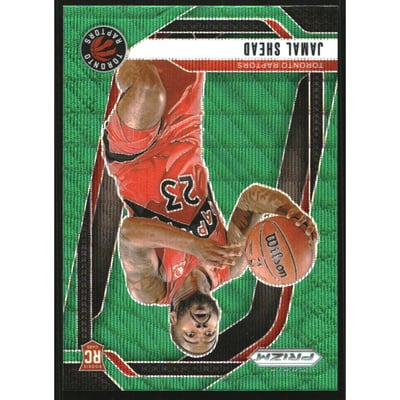 2024-25 Panini Prizm Prizms Green Wave #241 Jamal Shead