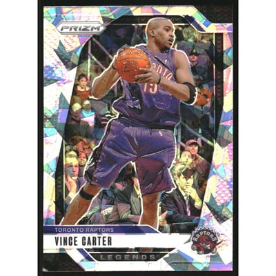 2024-25 Panini Prizm Prizms Ice #295 Vince Carter
