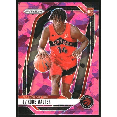 2024-25 Panini Prizm Prizms Pink Ice #223 Ja'Kobe Walter