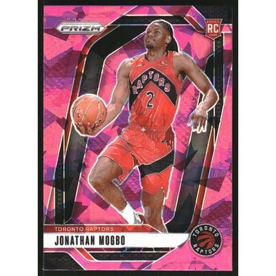 2024-25 Panini Prizm Prizms Pink Ice #260 Jonathan Mogbo