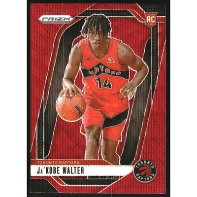 2024-25 Panini Prizm Prizms Ruby Wave #223 Ja'Kobe Walter