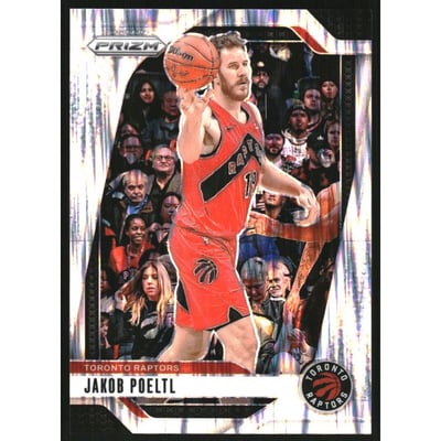 2024-25 Panini Prizm Prizms Skewed #198 Jakob Poeltl