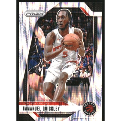 2024-25 Panini Prizm Prizms Skewed #78 Immanuel Quickley