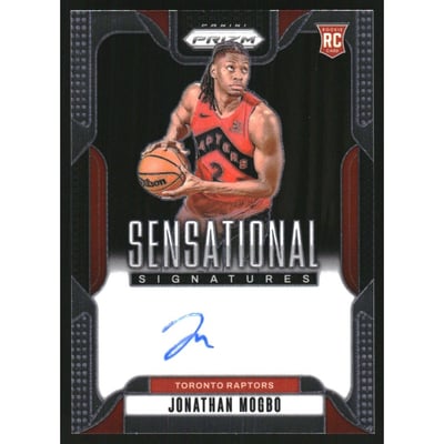 2024-25 Panini Prizm Sensational Signatures #75 Jonathan Mogbo