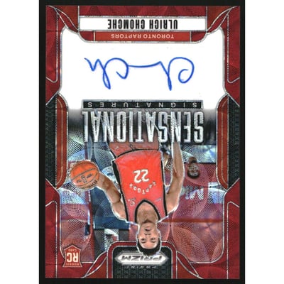 2024-25 Panini Prizm Sensational Signatures Prizms Choice #13 Ulrich Chomche
