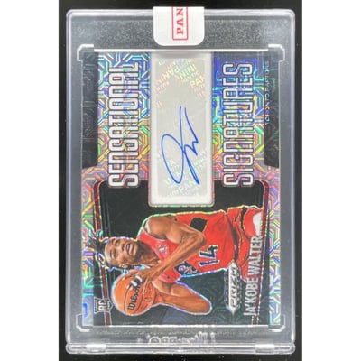 2024-25 Prizm Black Sensational Mojo Prizms #SS-WUB Ja'Kobe Walter Auto /25