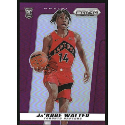 2024-25 Prizm Deca Prizms Purple #116 Ja'Kobe Walter