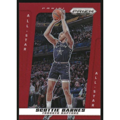 2024-25 Prizm Deca Prizms Red #253 Scottie Barnes AS