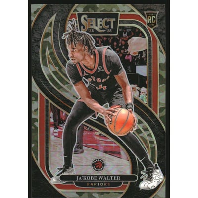 2024-25 Select Green Camo Prizms #195 Ja'Kobe Walter