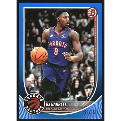 2025-26 Bowman Blue Border #156 RJ Barrett