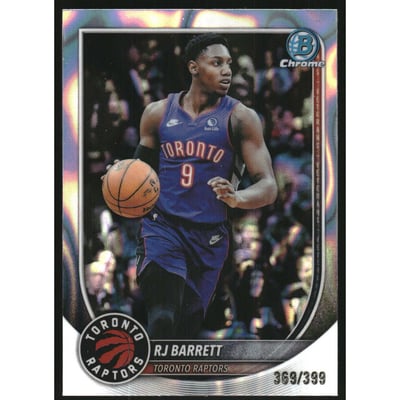2025-26 Bowman Chrome Lava Refractors #BCV156 RJ Barrett