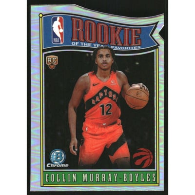 2025-26 Bowman Chrome Rookie of the Year Favorites Refractors #RY9 Collin Murray-Boyles