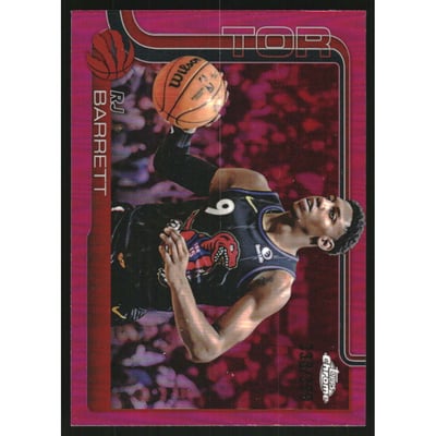 2025-26 Topps Chrome Magenta Refractors #225 RJ Barrett