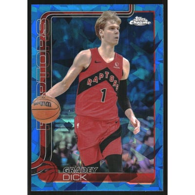 2025-26 Topps Chrome Sapphire #214 Gradey Dick