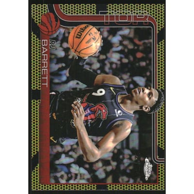 2025-26 Topps Chrome Yellow Basketball Refractors #225 RJ Barrett