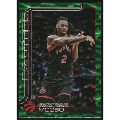 2025-26 Topps Crackleboard Green #29 Jonathan Mogbo