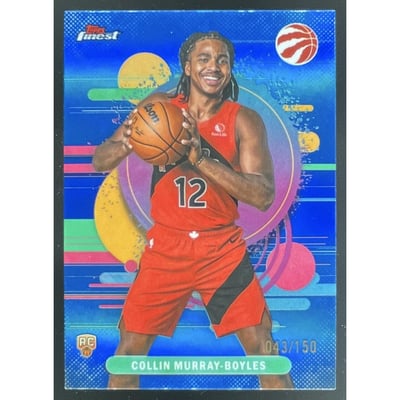 2025-26 Topps Finest Uncommon Blue Refractor #109 Collin Murray-Boyles RC /150