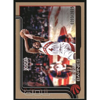 2025-26 Topps Gold #31 Scottie Barnes
