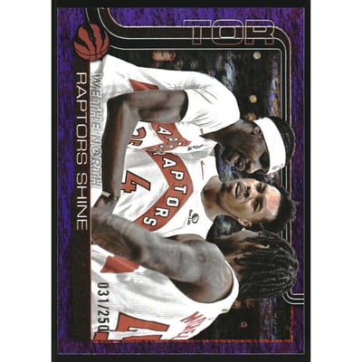2025-26 Topps Purple Holo Foil #276 We The North/Chris Boucher/Scottie Barnes/Davion Mitchell