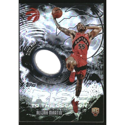 2025-26 Topps Rise to the Occasion Relics Rainbow Foilboard #RTOAM Alijah Martin