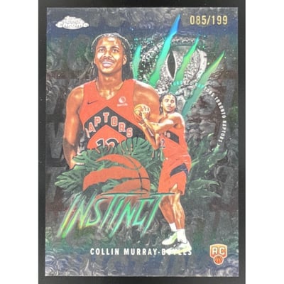 2025 Topps Chrome Instinct Aqua #INS-18 Collin Murray-Boyles RC /199
