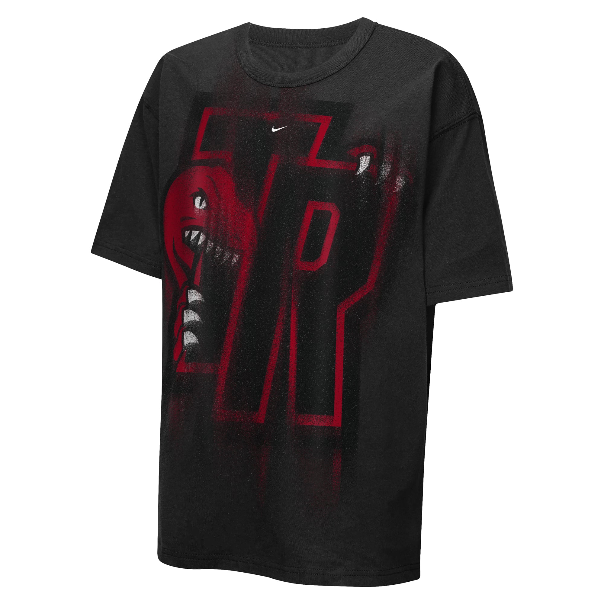 T-shirt noir pour garçons Toronto Raptors Edge