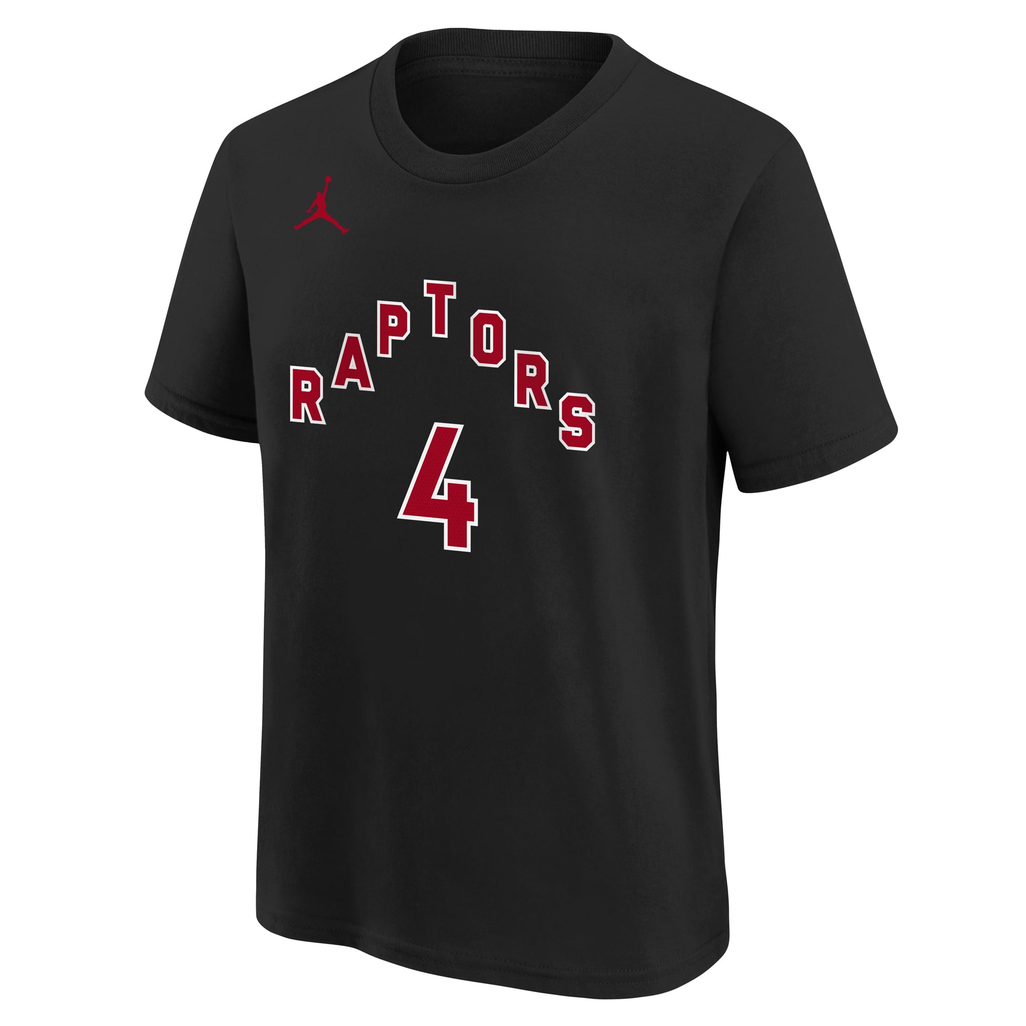 T-shirt noir pour garçon Scottie Barnes des Raptors de Toronto, avec nom et numéro.