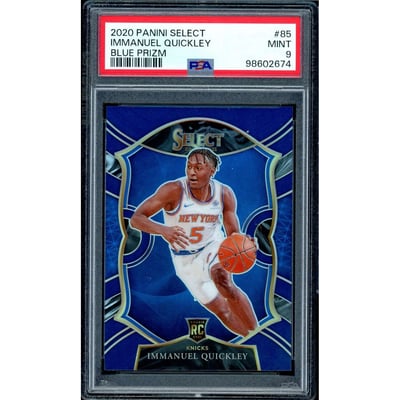 Immanuel Quickley Autographed Trading Cards, Signed Immanuel 