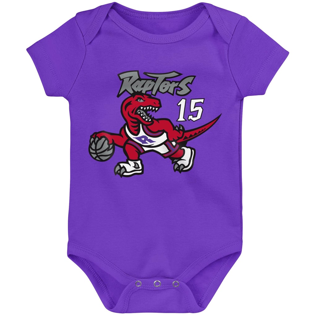Vince Carter Toronto Raptors Mitchell & Ness Infant Hardwood Classics Name & Number Bodysuit - Purple
