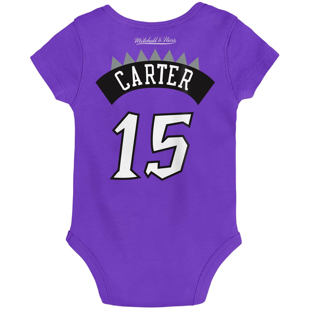 Vince Carter Toronto Raptors Mitchell & Ness Infant Hardwood Classics Name & Number Bodysuit - Purple